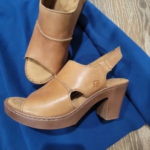 Brand new Leather heels